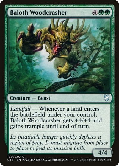 Baloth Woodcrasher Commander 2018 Magic card
