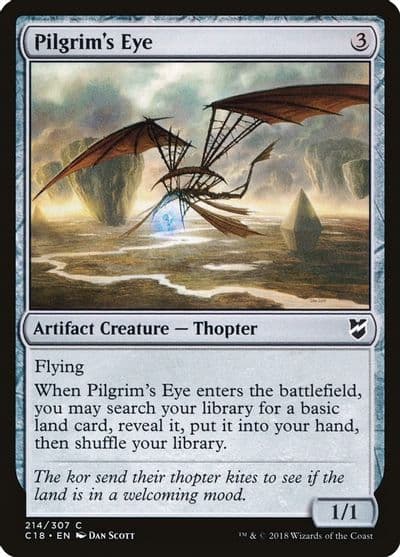 Pilgrims Eye Commander 2018 Magic card