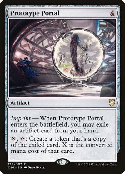 Prototype Portal Commander 2018 Magic card