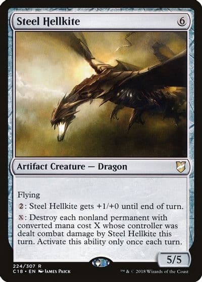 Steel Hellkite Commander 2018 Magic card