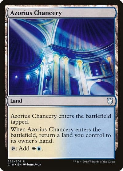Azorius Chancery Commander 2018 Magic card
