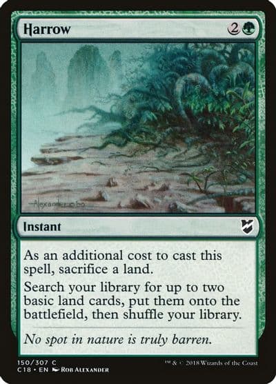 Harrow Commander 2018 Magic card