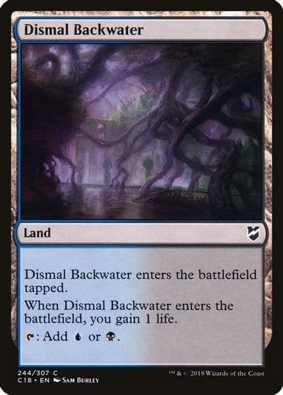 Dismal Backwater Commander 2018 Magic card