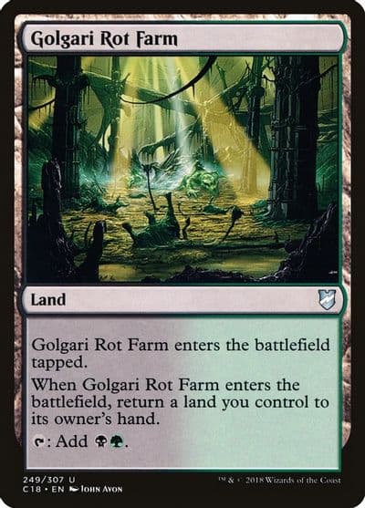 Golgari Rot Farm Commander 2018 Magic card