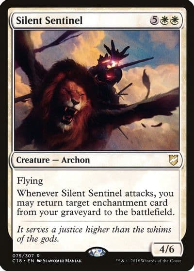 Silent Sentinel Commander 2018 Magic card