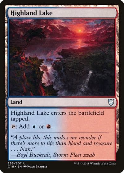 Highland Lake Commander 2018 Magic card