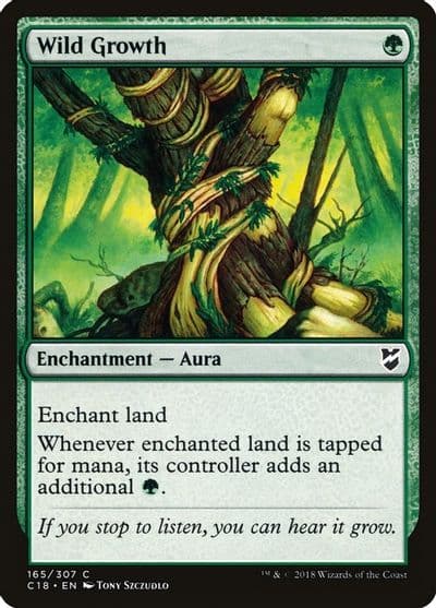 Wild Growth Commander 2018 Magic card