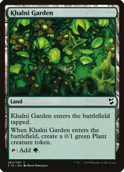 Khalni Garden Commander 2018 Magic card