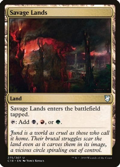 Savage Lands Commander 2018 Magic card
