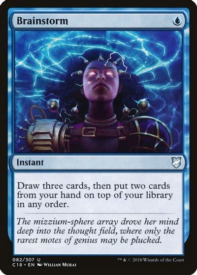 Brainstorm Commander 2018 Magic card