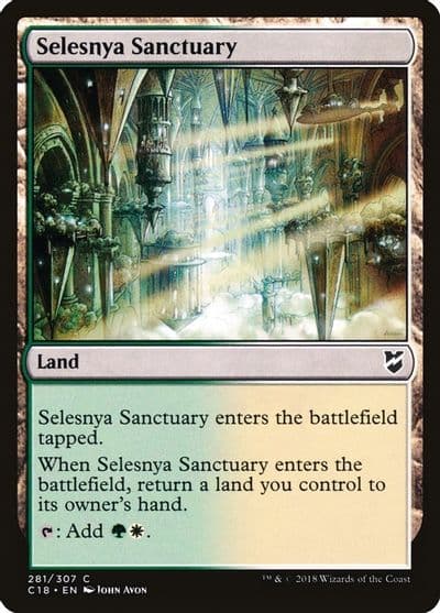 Selesnya Sanctuary Commander 2018 Magic card