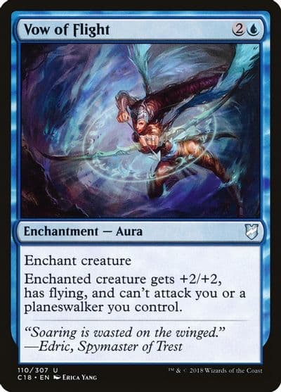 Vow of Flight Commander 2018 Magic card