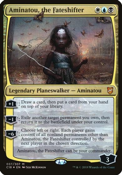 Aminatou the Fateshifter Commander 2018 Oversize Cards Magic card