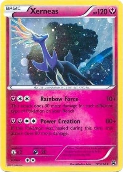 Xerneas (Cosmos Holo) Blister Exclusives Pokemon card