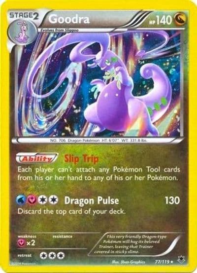Goodra (Cosmos Holo) Blister Exclusives Pokemon card