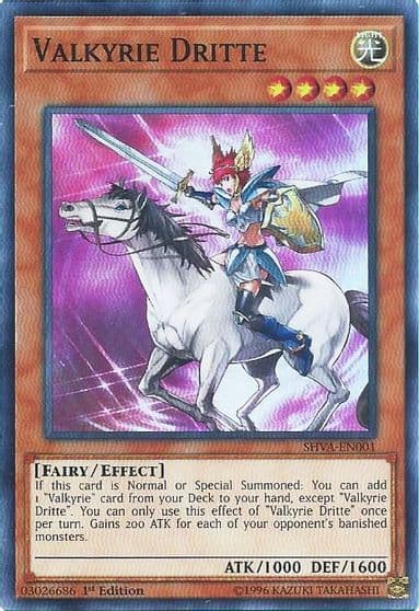 Valkyrie Dritte Shadows in Valhalla Yu-Gi-Oh! card