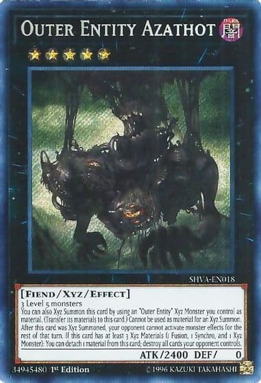 Outer Entity Azathot Shadows in Valhalla Yu-Gi-Oh! card
