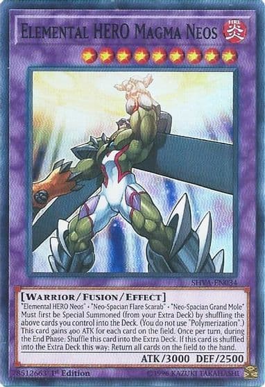 Elemental HERO Magma Neos Shadows in Valhalla Yu-Gi-Oh! card