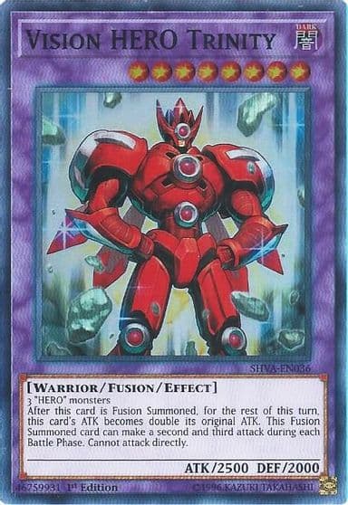 Vision HERO Trinity Shadows in Valhalla Yu-Gi-Oh! card