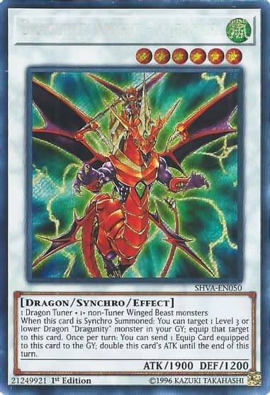 Dragunity Knight Vajrayana Shadows in Valhalla Yu-Gi-Oh! card