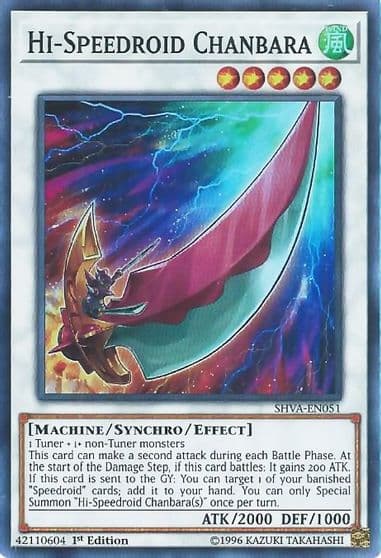 Hi Speedroid Chanbara Shadows in Valhalla Yu-Gi-Oh! card