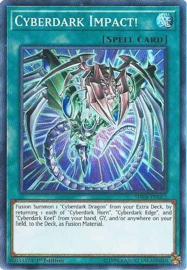 Cyberdark Impact Shadows in Valhalla Yu-Gi-Oh! card