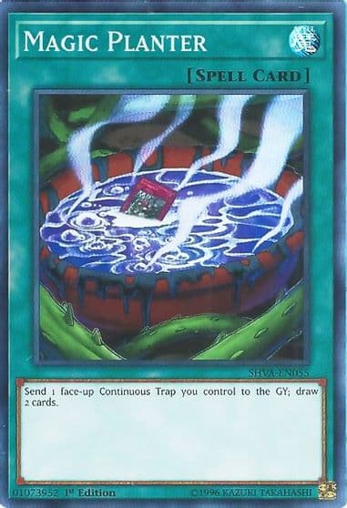 Magic Planter Shadows in Valhalla Yu-Gi-Oh! card