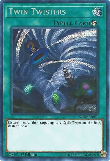Twin Twisters Shadows in Valhalla Yu-Gi-Oh! card