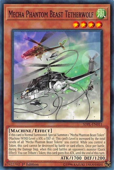 Mecha Phantom Beast Tetherwolf Structure Deck: Powercode Link Yu-Gi-Oh! card
