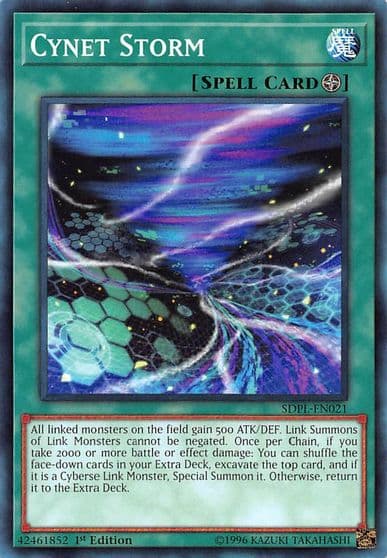 Cynet Storm Structure Deck: Powercode Link Yu-Gi-Oh! card