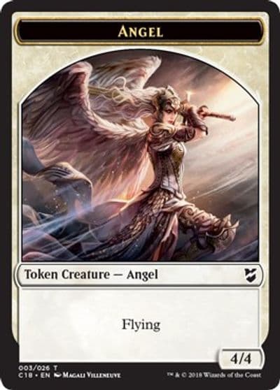 Angel Soldier Double Sided Token Commander 2018 Magic card