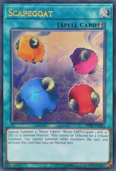 Scapegoat UTR OTS Tournament Pack 8 Yu-Gi-Oh! card