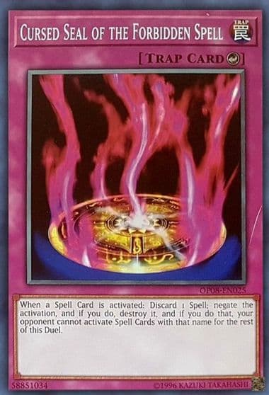 Cursed Seal of the Forbidden Spell OTS Tournament Pack 8 Yu-Gi-Oh! card