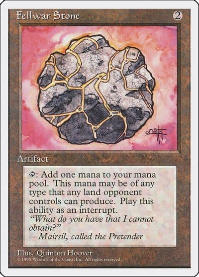 Fellwar Stone Fourth Edition Magic card