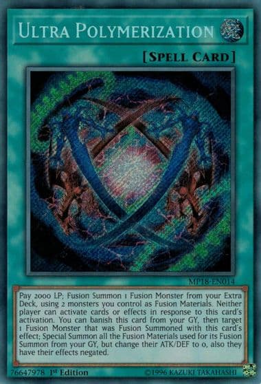 Ultra Polymerization 2018 Mega-Tins Mega Pack Yu-Gi-Oh! card