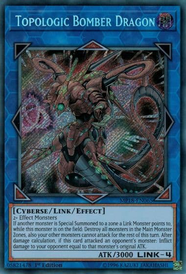 Topologic Bomber Dragon 2018 Mega-Tins Mega Pack Yu-Gi-Oh! card