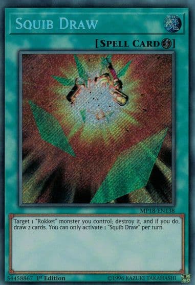 Squib Draw 2018 Mega-Tins Mega Pack Yu-Gi-Oh! card