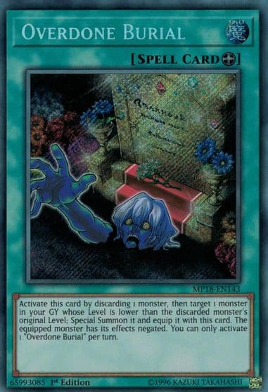 Overdone Burial 2018 Mega-Tins Mega Pack Yu-Gi-Oh! card