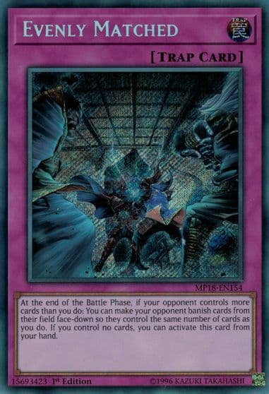 Evenly Matched 2018 Mega-Tins Mega Pack Yu-Gi-Oh! card