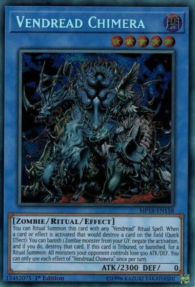 Vendread Chimera 2018 Mega-Tins Mega Pack Yu-Gi-Oh! card