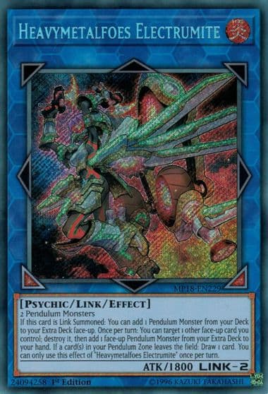 Heavymetalfoes Electrumite 2018 Mega-Tins Mega Pack Yu-Gi-Oh! card