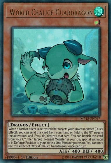 World Chalice Guardragon 2018 Mega-Tins Mega Pack Yu-Gi-Oh! card
