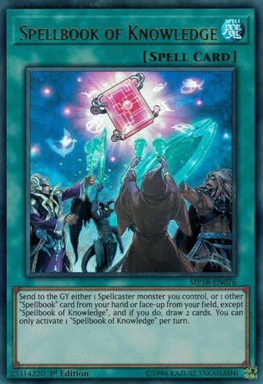Spellbook of Knowledge 2018 Mega-Tins Mega Pack Yu-Gi-Oh! card