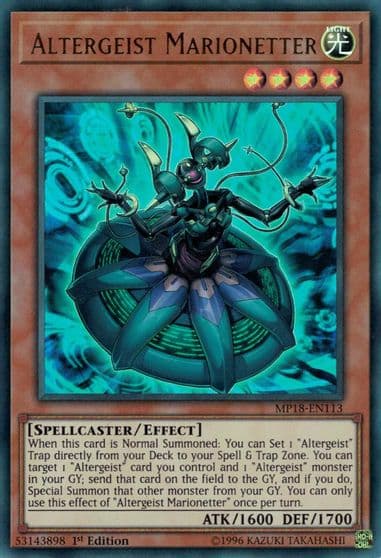 Altergeist Marionetter 2018 Mega-Tins Mega Pack Yu-Gi-Oh! card