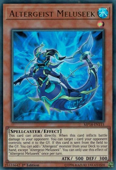 Altergeist Meluseek 2018 Mega-Tins Mega Pack Yu-Gi-Oh! card