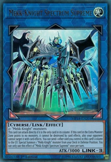 Mekk Knight Spectrum Supreme 2018 Mega-Tins Mega Pack Yu-Gi-Oh! card