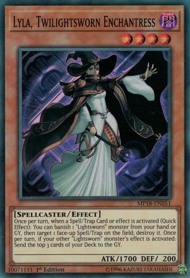 Lyla Twilightsworn Enchantress 2018 Mega-Tins Mega Pack Yu-Gi-Oh! card