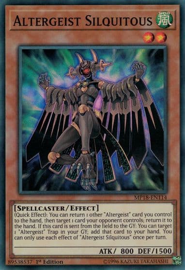 Altergeist Silquitous 2018 Mega-Tins Mega Pack Yu-Gi-Oh! card