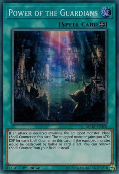 Power of the Guardians 2018 Mega-Tins Mega Pack Yu-Gi-Oh! card