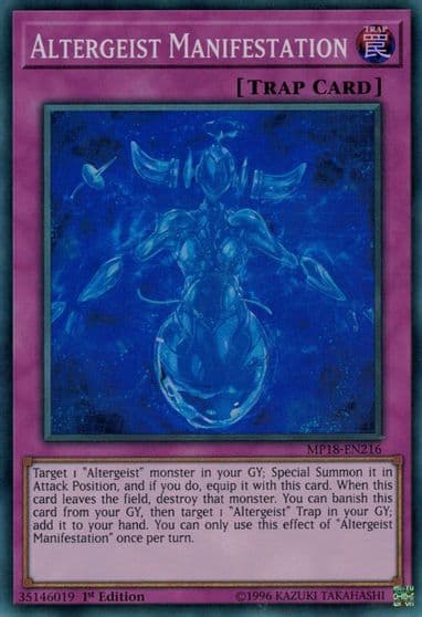 Altergeist Manifestation 2018 Mega-Tins Mega Pack Yu-Gi-Oh! card